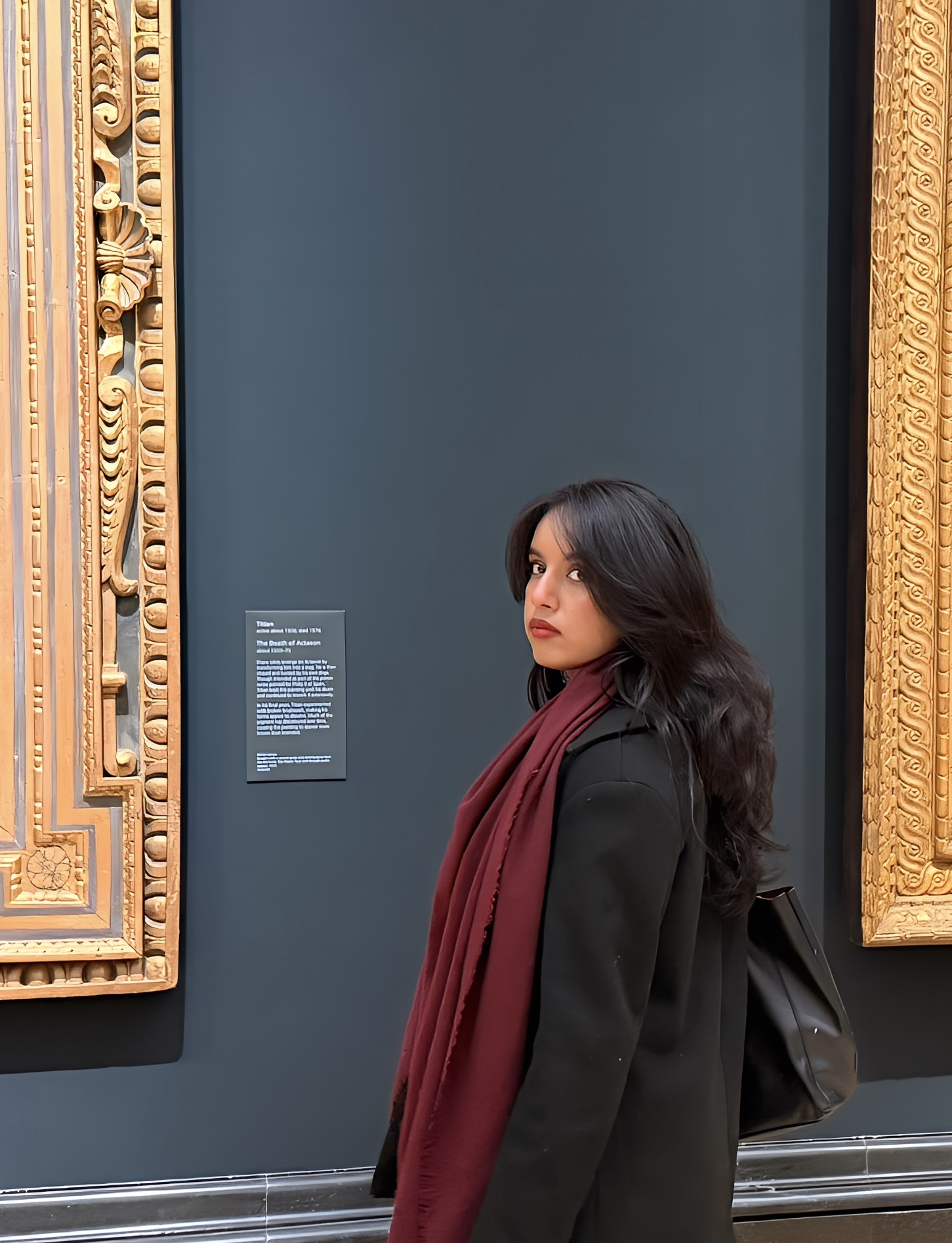 Fine Art student Vinita Gurja who was won a Venice Scholarship
